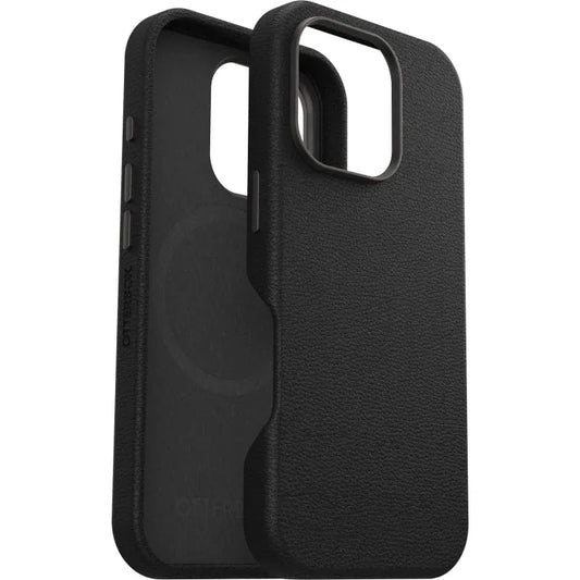 OtterBox Symmetry Cactus Leather Case for iPhone 16 Pro  - Black