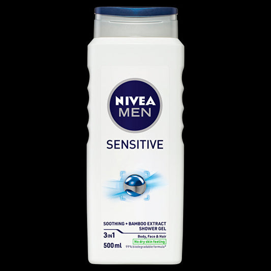 Nivea Men Shower Gel Sensitive 500ml/16.9oz