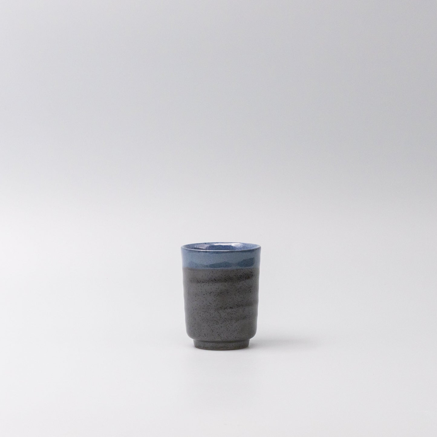 Mug 170ml Blue & Black Glaze