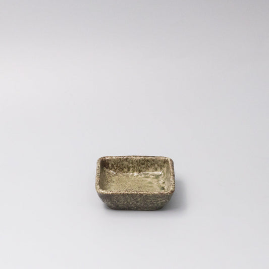 Sauce Dish Square 8cm Sage Glaze