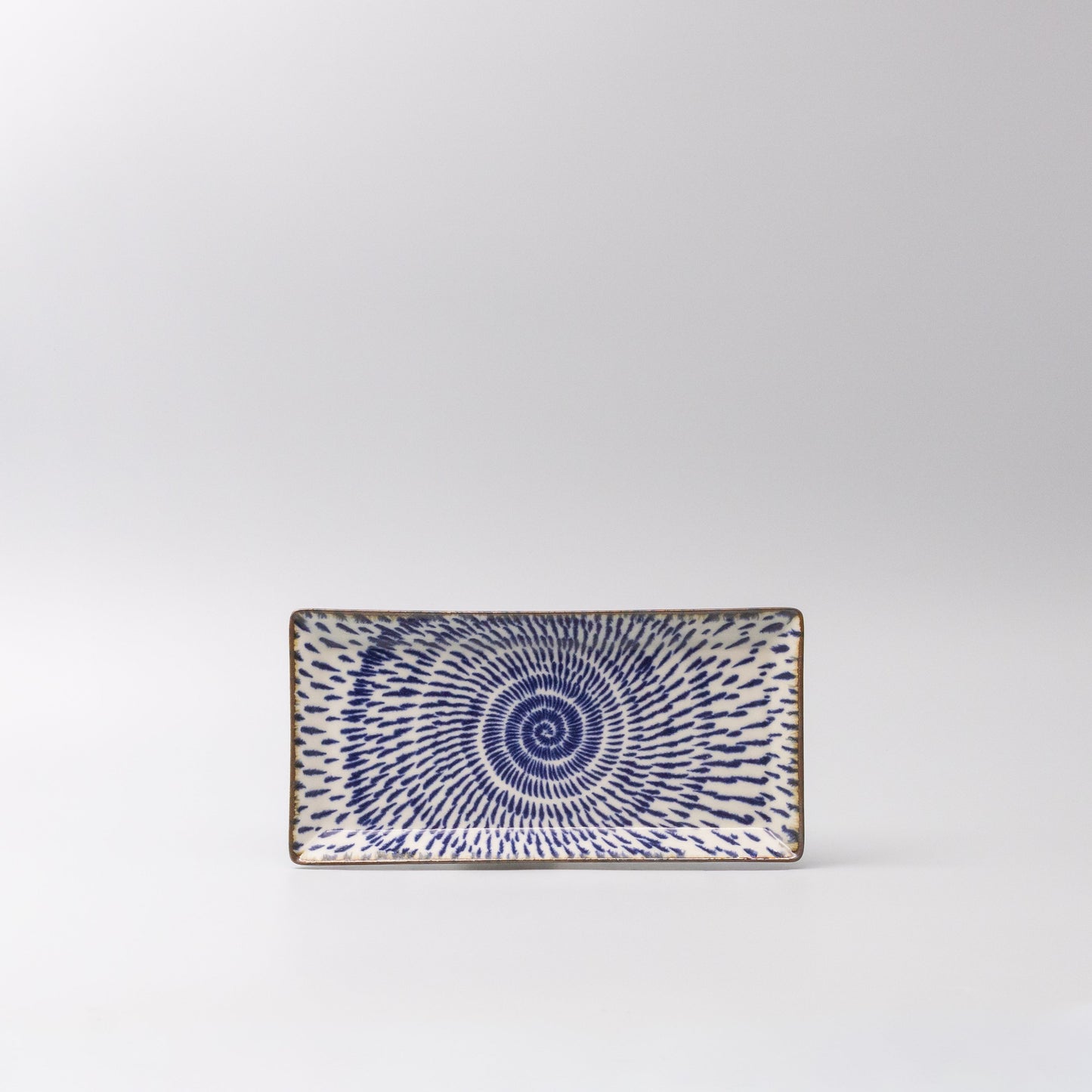 Sushi Plate 25cm Speckled Swirl Design