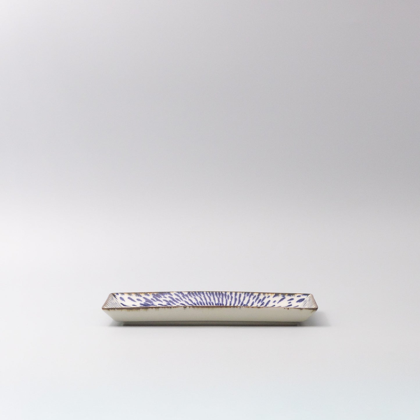 Sushi Plate 25cm Speckled Swirl Design