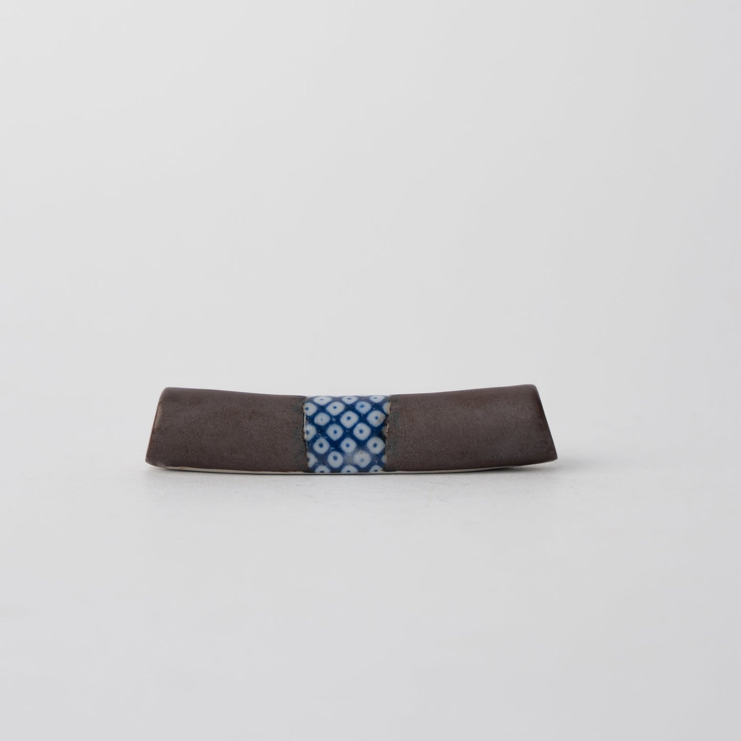 Chopstick Rest Cylinder Shibori Black