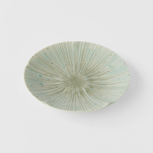 Tapas Plate 13cm Ice Green Glaze