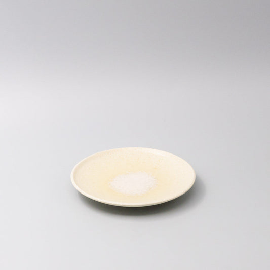 Tapas Plate 17cm Buttermilk Glaze