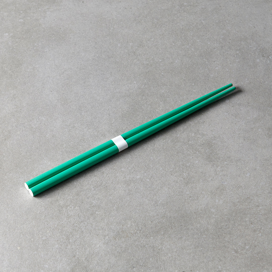 Chopsticks Lacquered Green & White