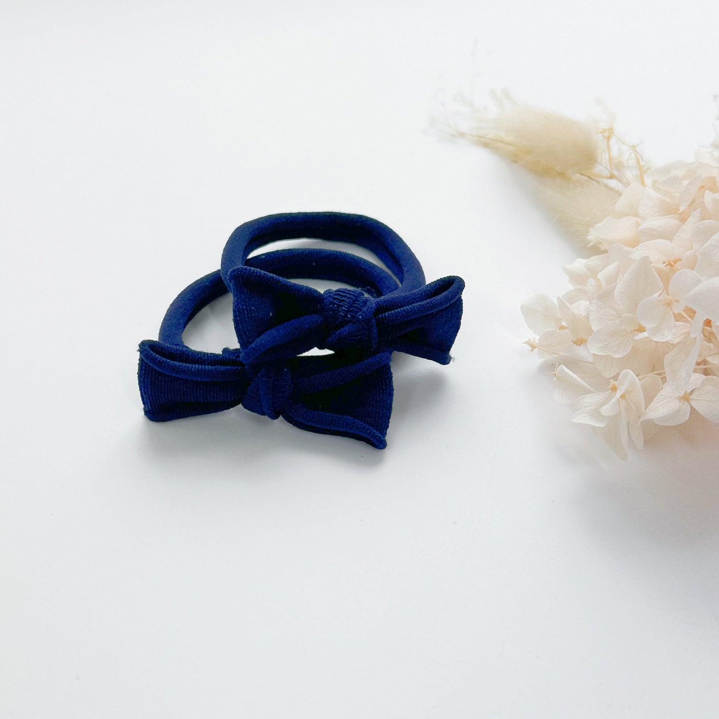 Handmade Simple Bows - School colours - Bottle Green - 1 pairs