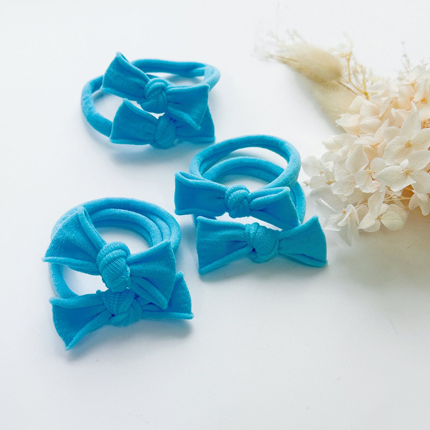 Handmade Simple Bows - School colours - Yellow - 1 pairs