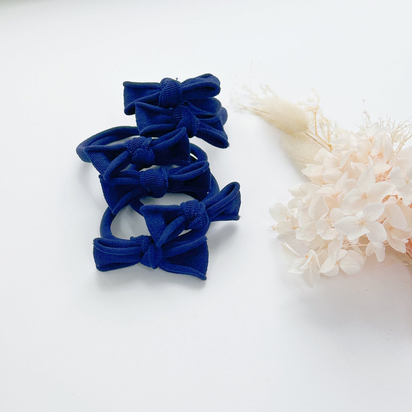 Handmade Simple Bows - School colours - Yellow - 1 pairs