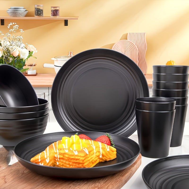Shatterproof Tableware Set for Camping