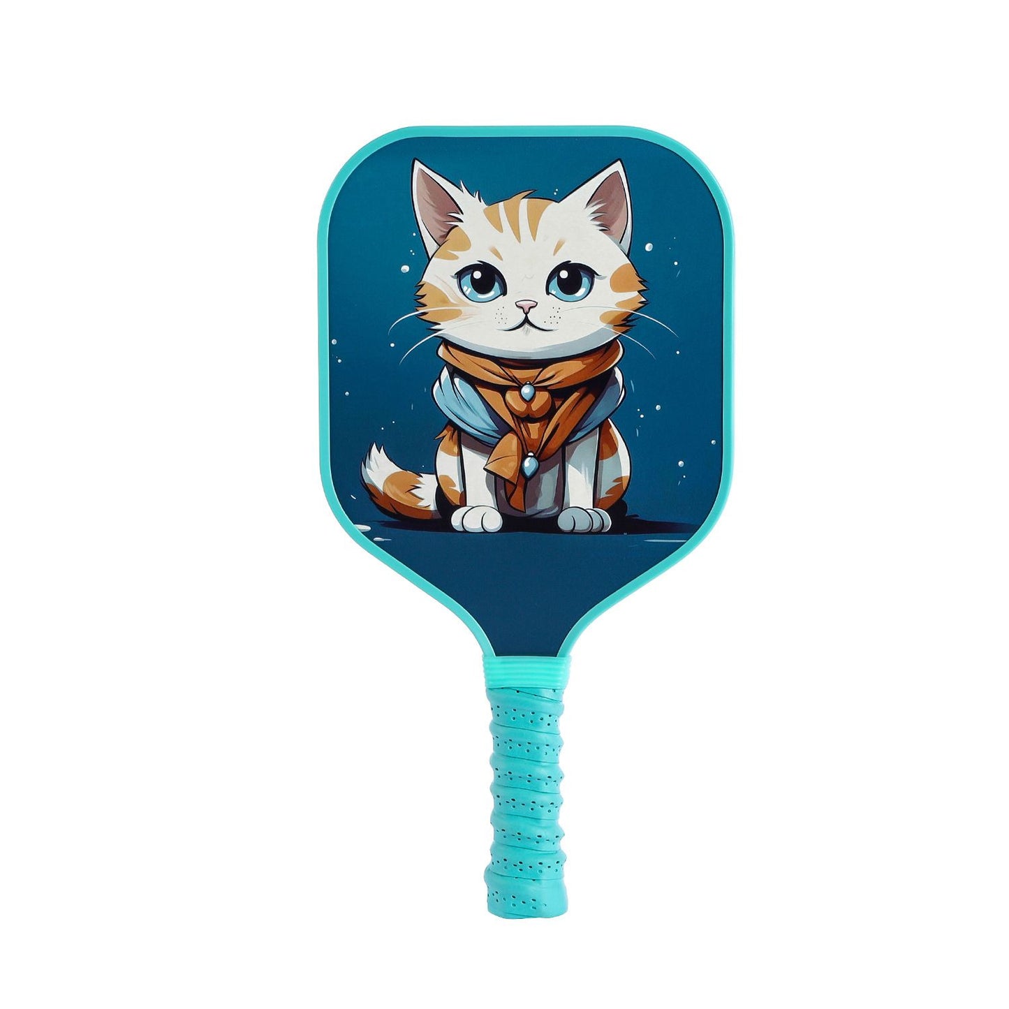 【RT-016】Fiberglass Pickleball Paddle Set of 2 with 4 Balls and Carry Bag - 185g Single Paddle Weight - Beginner Friendly Starter Kit with Non-Slip Cushion Grip for Adults Kids and Outdoor Family Fun