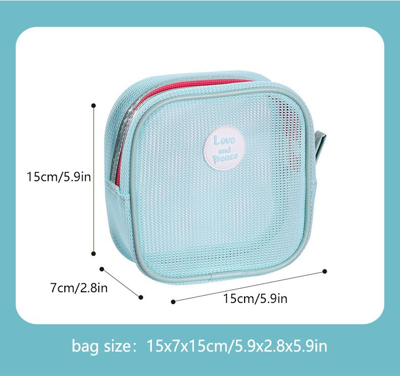 Portable Folding Travel Hangers Set - 19 Piece Laundry Kit with 6 Adjustable Hangers 12 Clips and Storage Bag - Space Saving Design for Caravanning Camping and Student Dorms - Sky Blue