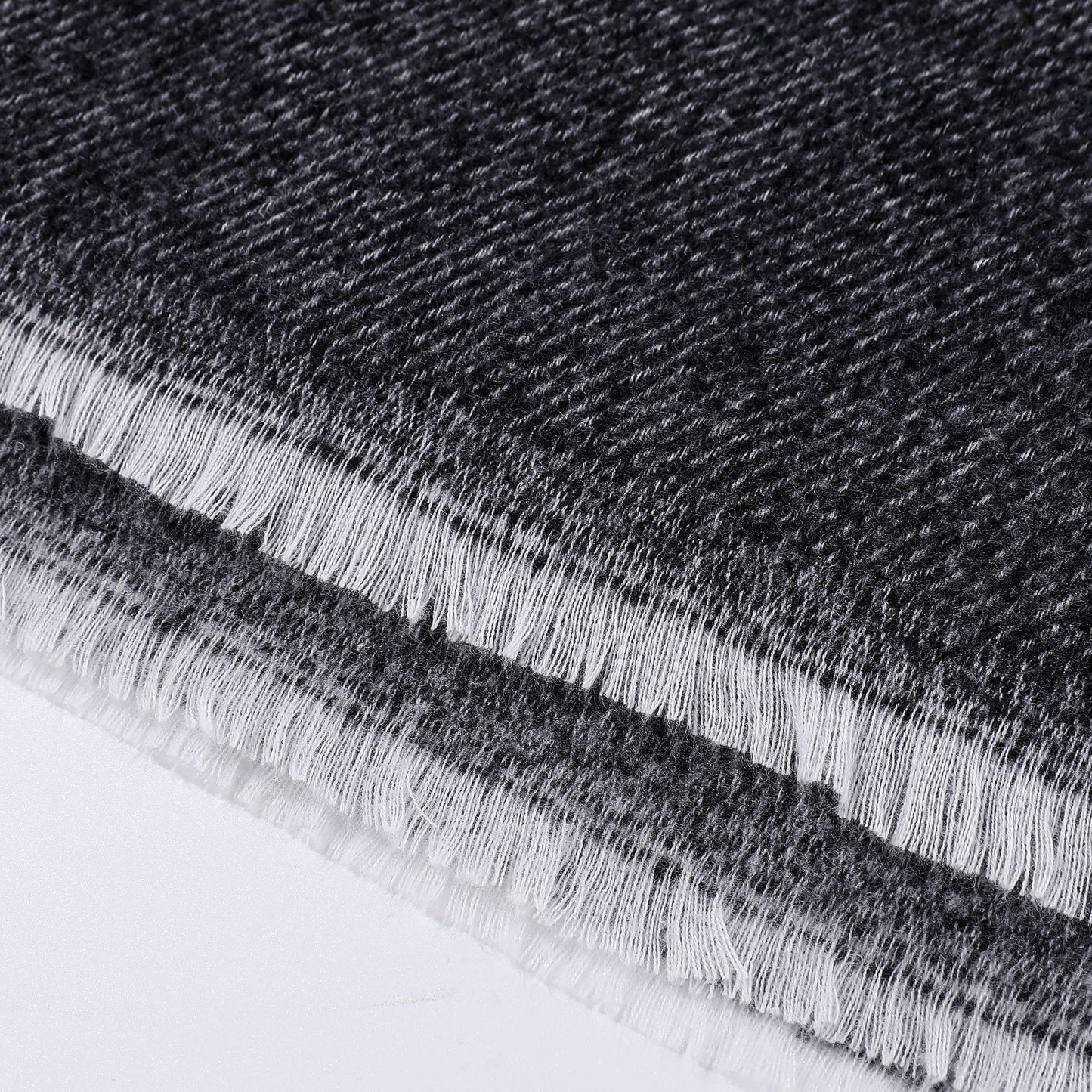 Solid Knit Poncho Shawl,Warm Fall/Winter Cape with Slit and Crossbar Design(Black)