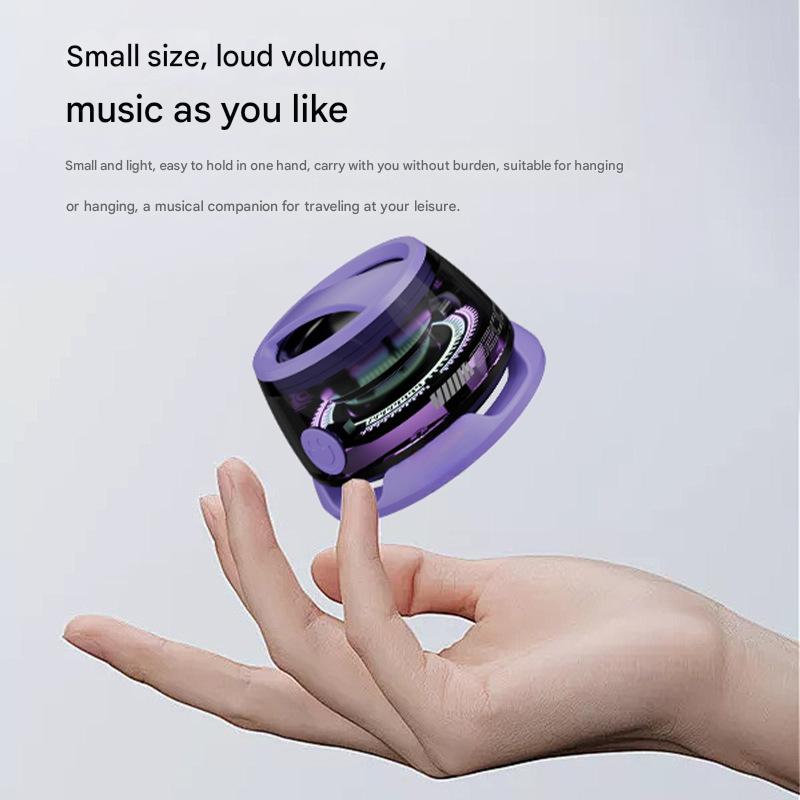 G300 Magnetic Suction Bluetooth Speaker - RGB Lights, 40mm Driver, 6H Playtime(Blue)