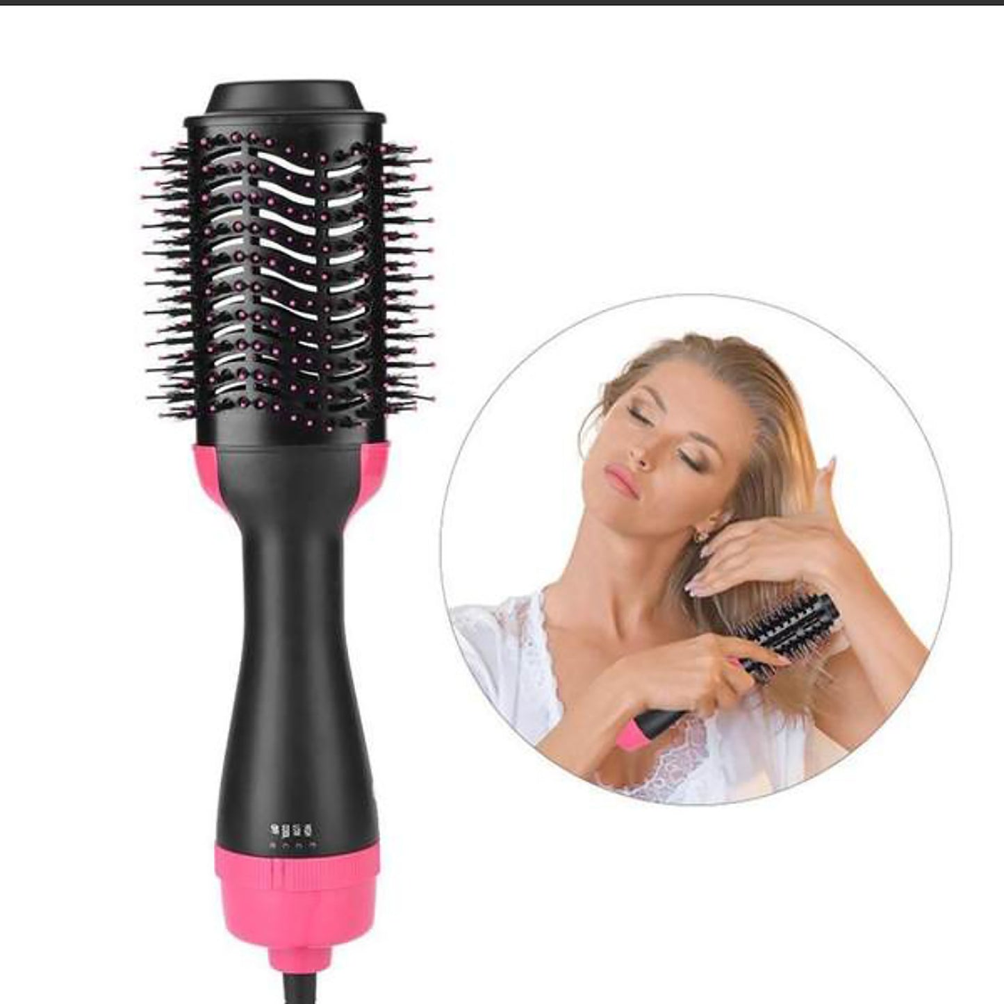 Gold And Grey One-Step Hair Dryer & Volumizer Hot Air Brush - Salon Styler for Drying, Smoothing & Volume