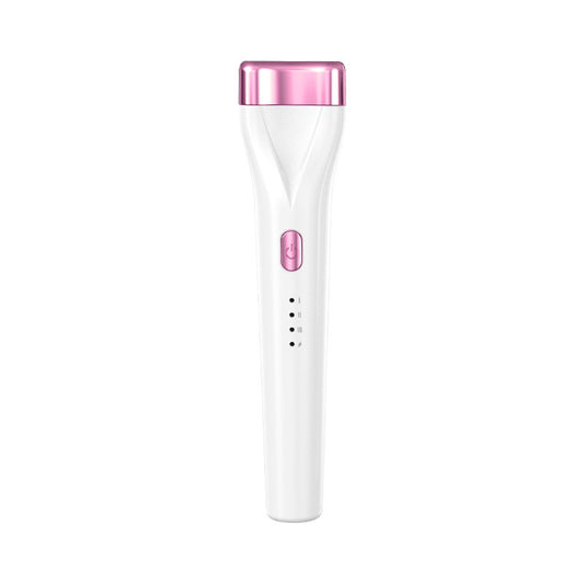Rechargeable Heated Eyelash Curler - 3 Temperature Settings, 30s Rapid Heating & Anti-Scald Design(white)