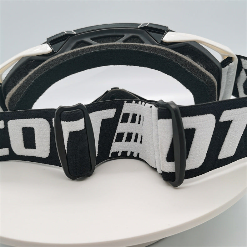 Performance Motocross & Off-Road Goggles - Increased Impact Protection with Lens Lock System(Red frame red film)