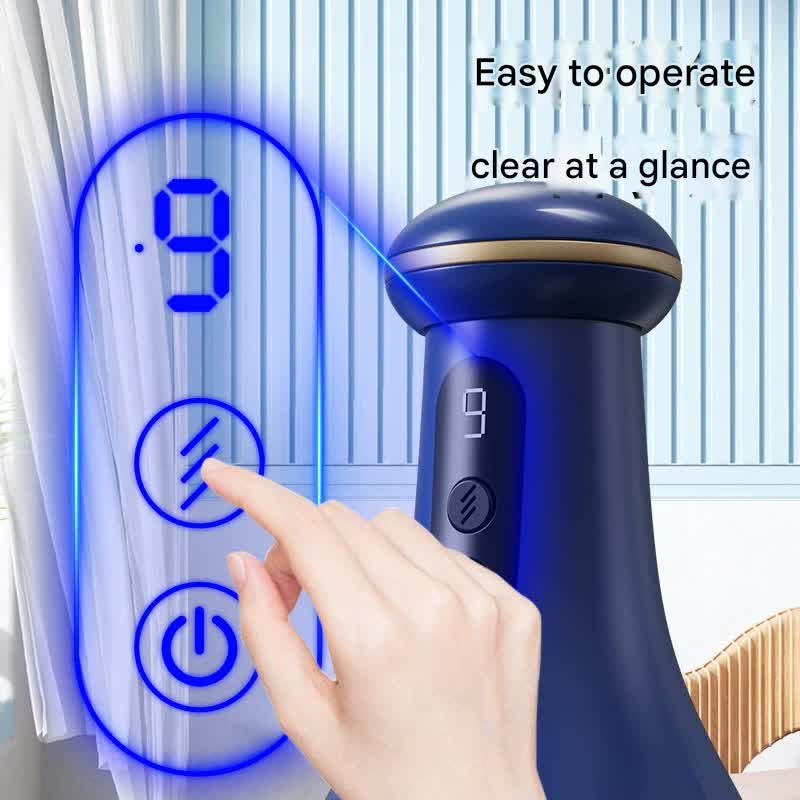 Electric Cupping & Gua Sha Massager - 9 Levels Heat & Suction, Red Light Therapy, USB-C Rechargeable(Purple)