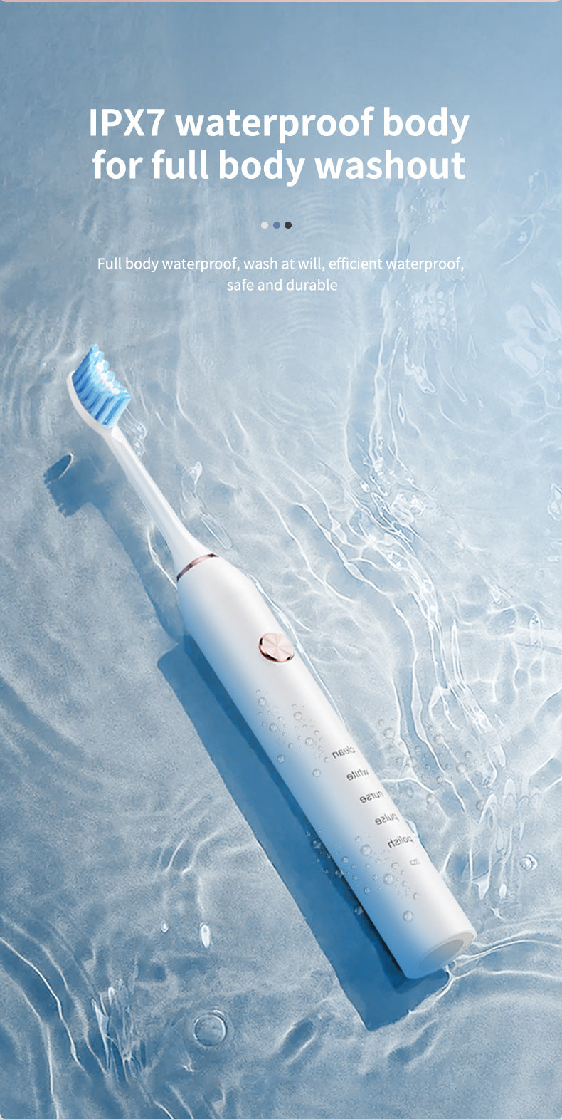 Professional Sonic Electric Toothbrush - 5 Modes, 40000 VPM, 180-Day Battery, IPX7 Waterproof with 4 Brush Heads(black)
