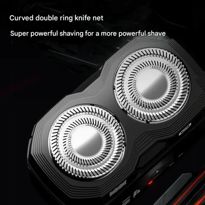 K002 Mini Electric Shaver - 3D Floating Head, IPX7 Waterproof, Type-C Charging, 70 Min Runtime Product Description(Black)