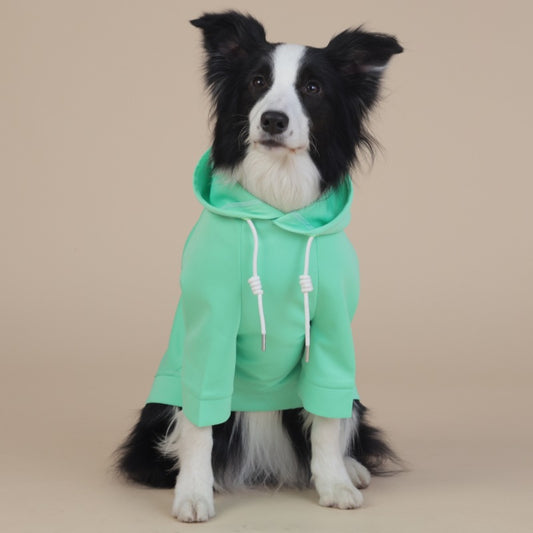 Green Classic Dog Sweatshirt with Hood & Drawstrings - For Large Dogs (Size : 9XL)
