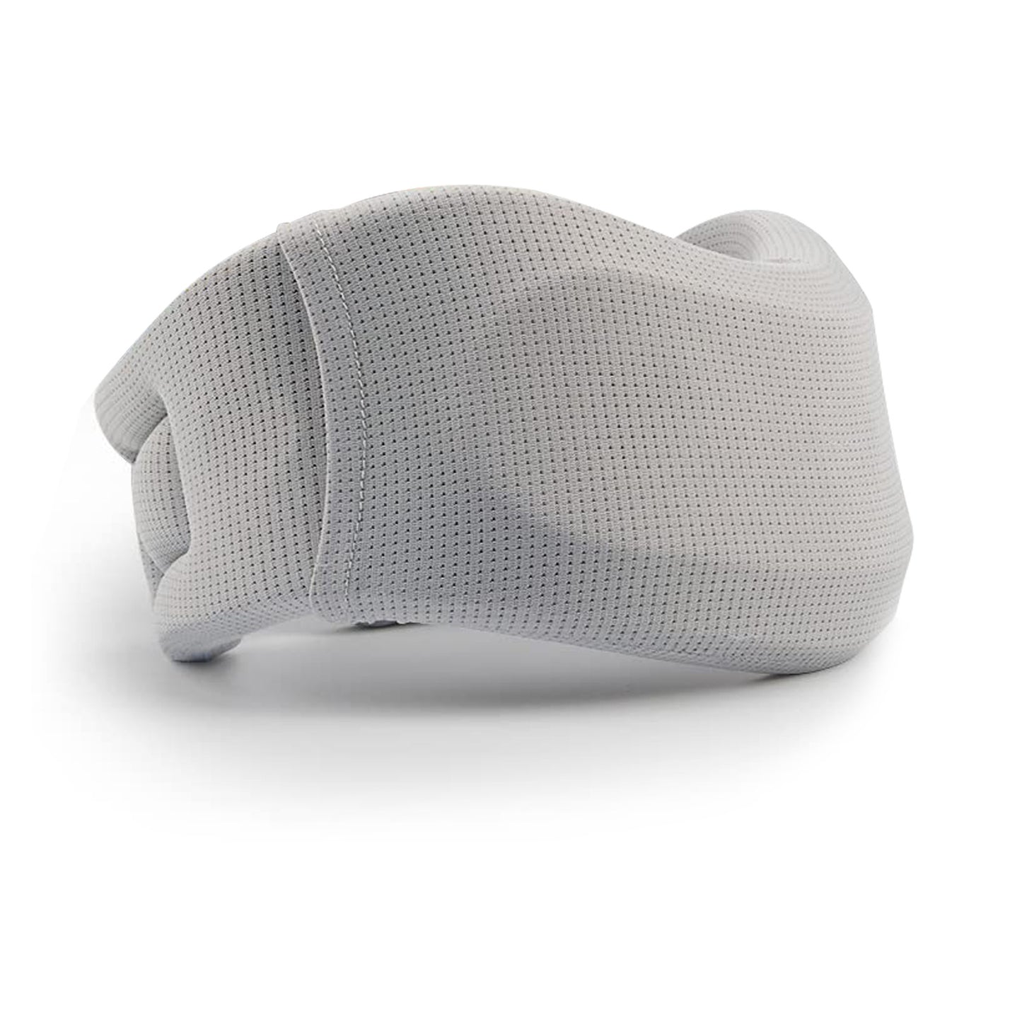 Size M Grey Ergonomic Neck Support Brace - Soft Cervical Collar for Posture Correction and Pain Relief