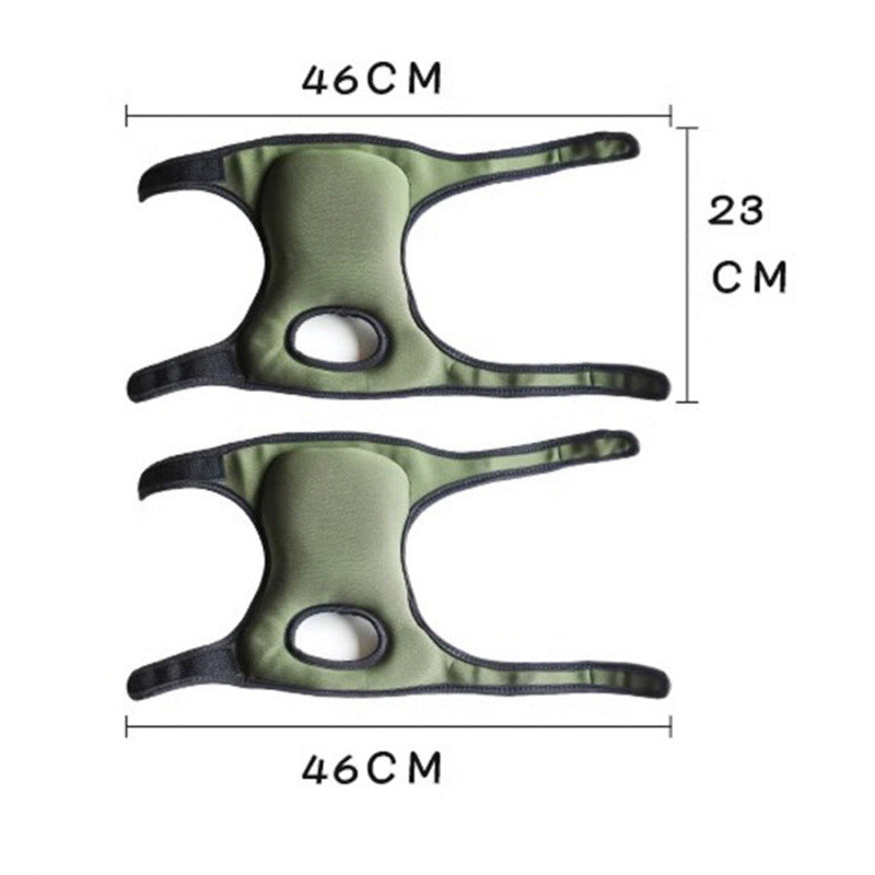 Purple Adjustable Gardening Knee Pads - Comfortable Neoprene Knee Protectors for Weeding & Outdoor Work