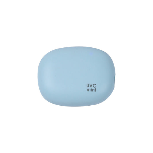 Portable UVC Toothbrush Sterilizer Case - 5-Minute Automatic Sanitizer, USB-C Rechargeable(blue)