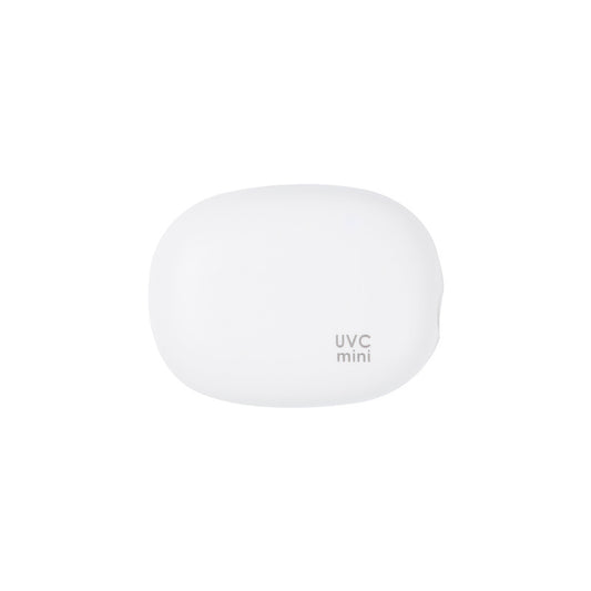 Portable UVC Toothbrush Sterilizer Case - 5-Minute Automatic Sanitizer, USB-C Rechargeable(white)