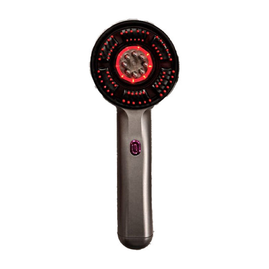 Electric Scalp Massager & Essential Oil Applicator Brush - 360 Kneading, 3 Modes, USB-C Rechargeable(grey)
