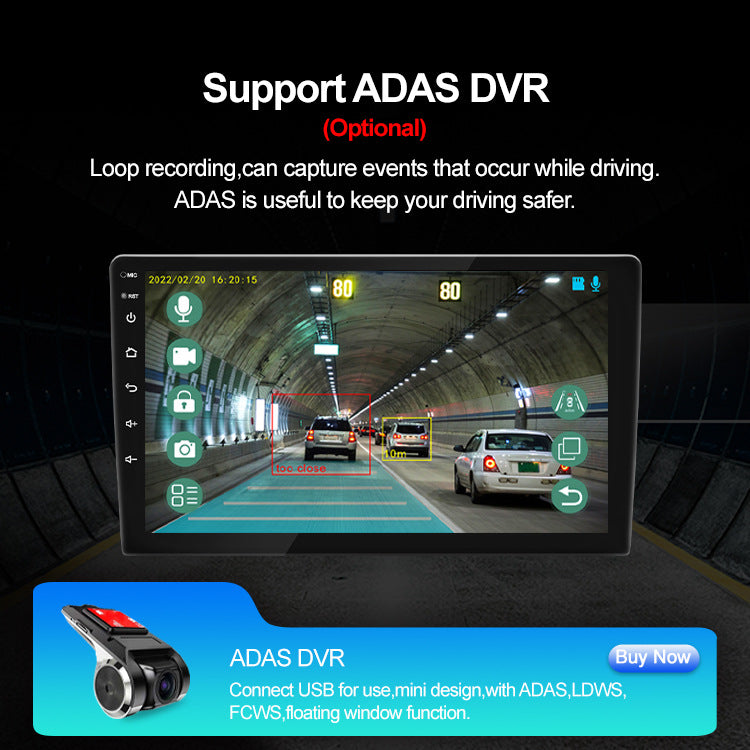 Universal 9-Inch Android Car Stereo GPS Navigator - QLED HD Touchscreen, 2GB RAM 32GB ROM, WiFi, Bluetooth 5.4, CarPlay & Mirror Link(black 9 inches)