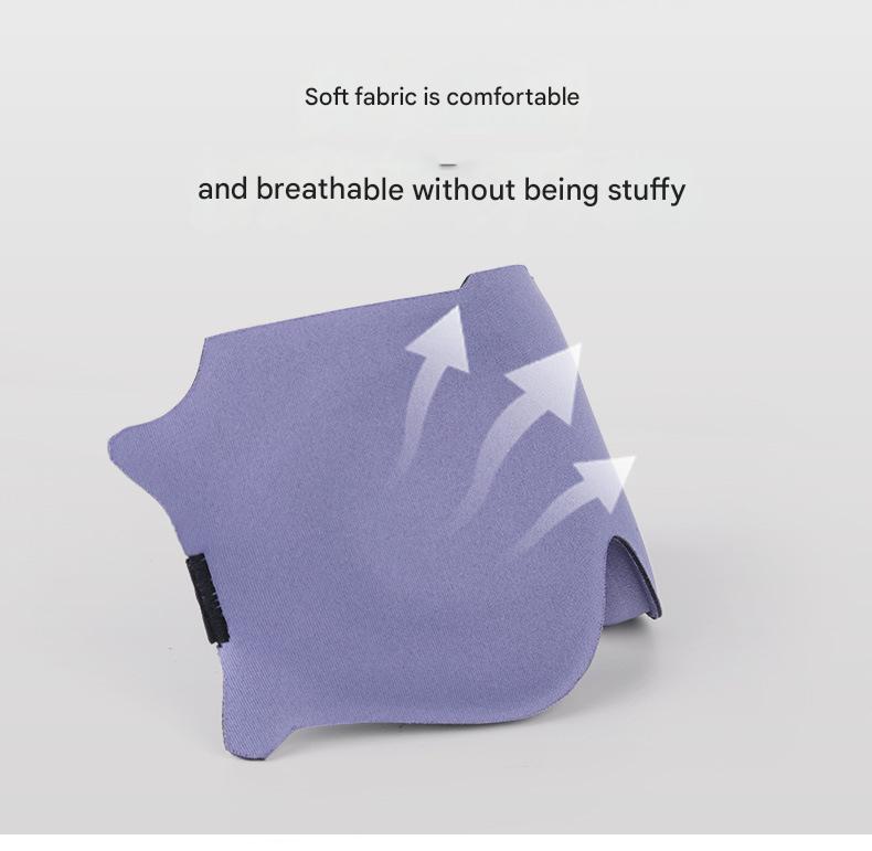3pc 6D Contoured Zero-Pressure Sleep Mask - 360 Light Blocking Eye Mask with Adjustable Strap(Dura)