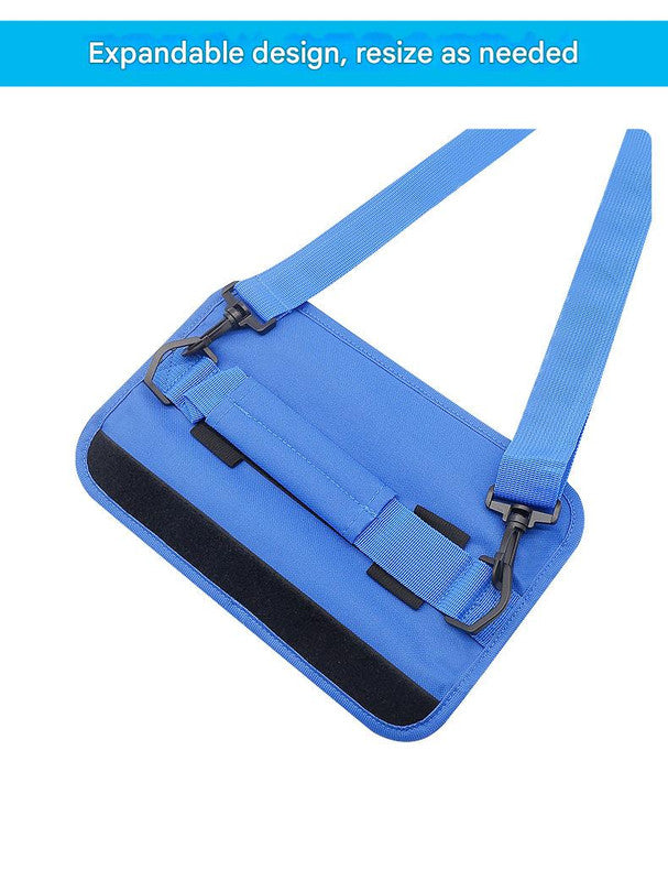 Red Compact Golf Club Carrier - Lightweight Sunday Practice Bag for Driving Range
