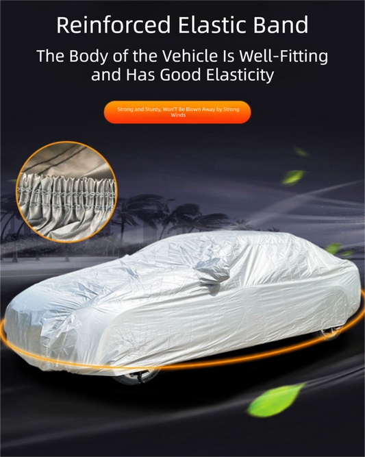 Silver 2M Universal Car Cover – 170T Taffeta Fabric, All-Weather Protection for Cars(4000×1750×1550MM)