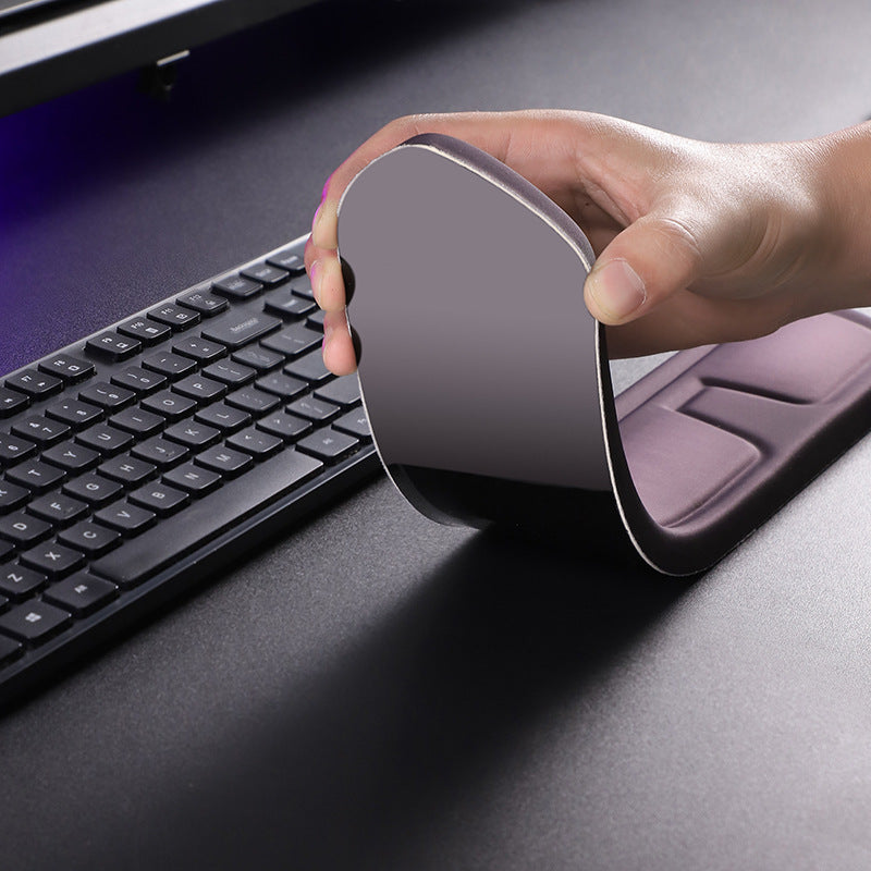 Purple and Green Comfortable Memory Foam Wrist Rest Set – Ergonomic Mouse Pad & Keyboard Hand Support for Office and Home Use