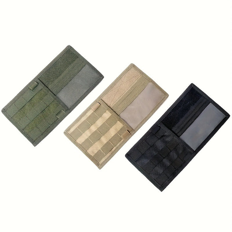 2 Pcs Khaki Car Sun Visor Organizer – Multi-Purpose Tactical Storage Bag for Tools, Cards & Gear