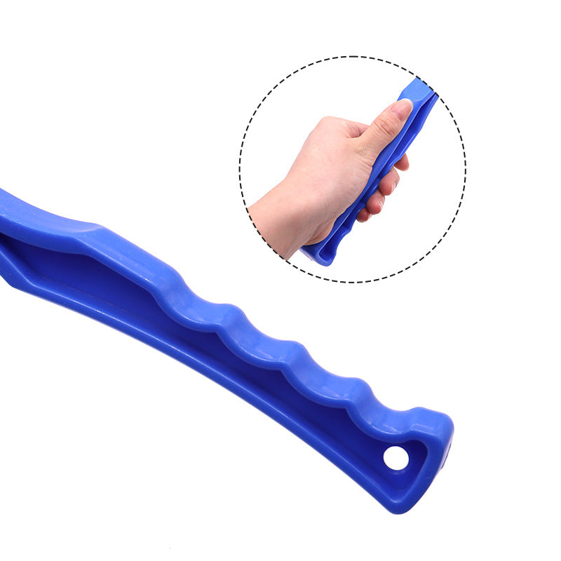 3-Pack Blue PP Dog Tennis Ball Launcher Stick(48 × 8 CM) - Manual Fetch Thrower for Long Distance Outdoor Training & Hands-Free Pickup