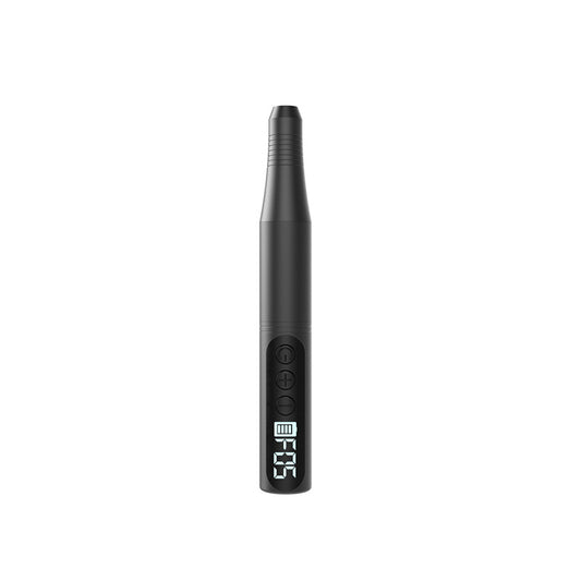 Black Portable Wireless Professional Electric Nail Drill Machine Includeing 6 Nail Drill Bits- High-Speed 20000 RPM, Adjustable 4-Speeds with LCD Display