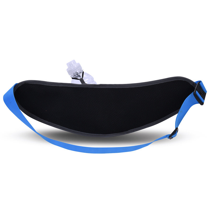 Red Adjustable Large Capacity Outdoor Sports Running Waist Pack(Waistline 70-160CM) - Multifunctional Marathon Pouch With Water Bottle Holder & Headphone Exit