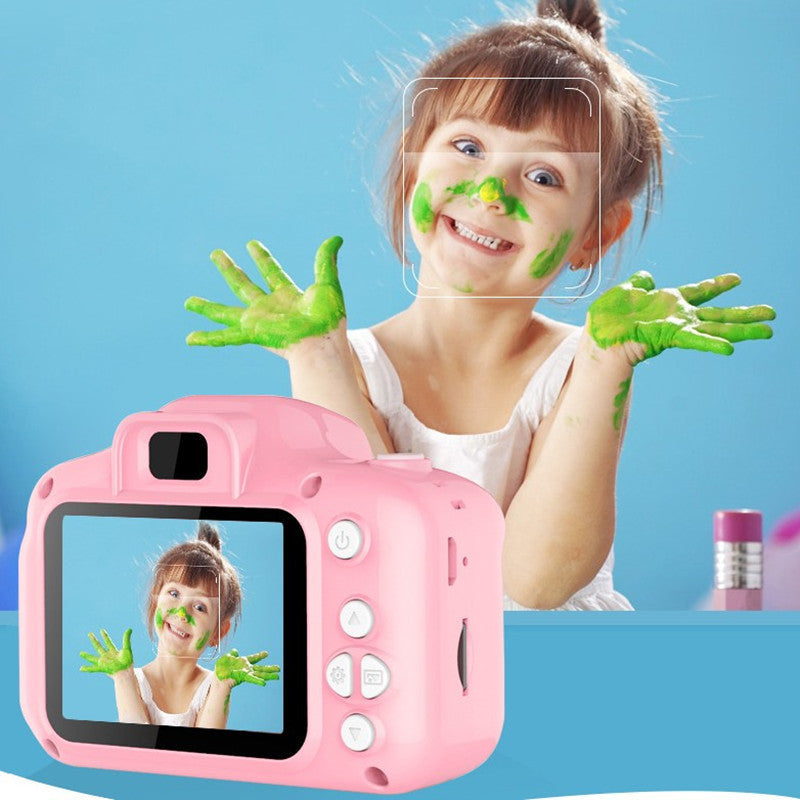 X2 Blue HD Dual Lens Kids Cat Digital Camera - Multi-Functions With 20MP Interpolation, Photo & Multiple Filters, 1080P Video and Game