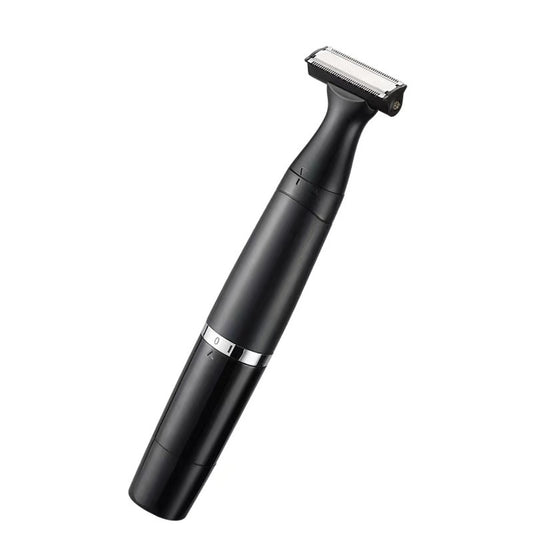 Black 7-in-1 Multifunctional Electric Shaver for Women - USB Rechargeable Painless Hair Removal Epilator with Washable Heads for Face, Body & Eyebrows