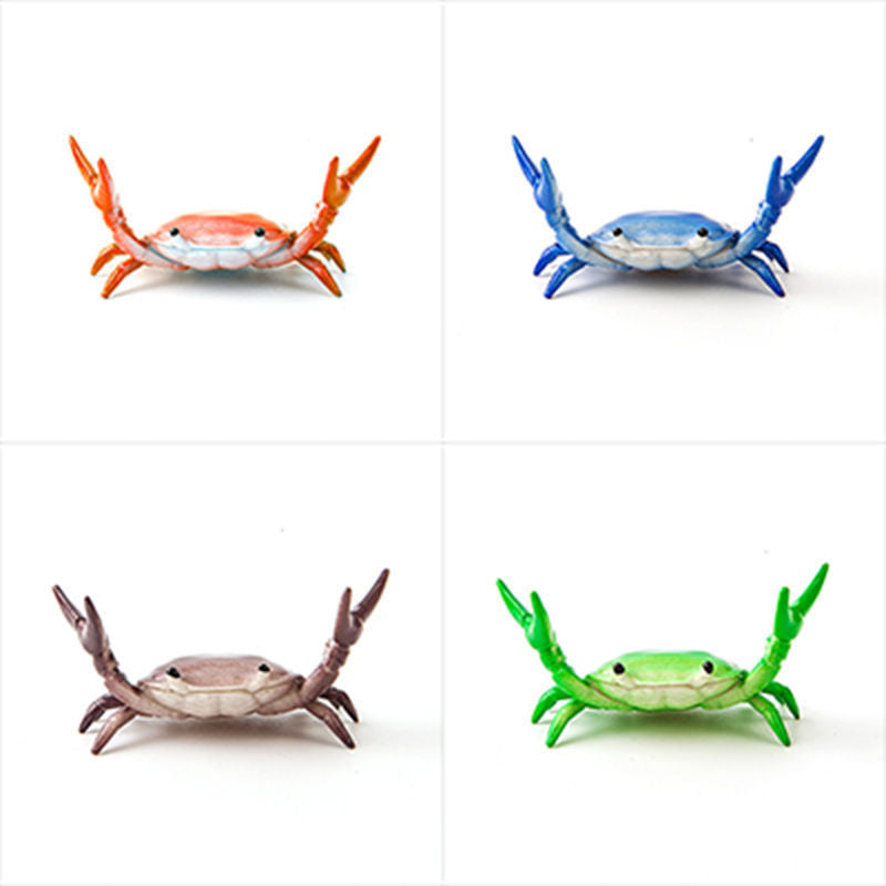 3-Pack Green Creative Crab Pen Holders - Cute Desk Organizer & Phone Stand - Novelty Office Decor & Gift Idea