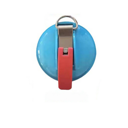 4 Pack Sky blue plate + red buckle Heavy Duty Suction Cup Anchors with S-Hooks for Car Side Awnings and Camping Tarps Multifunctional Tie Down Points for Outdoor Road Trips 10kg Capacity