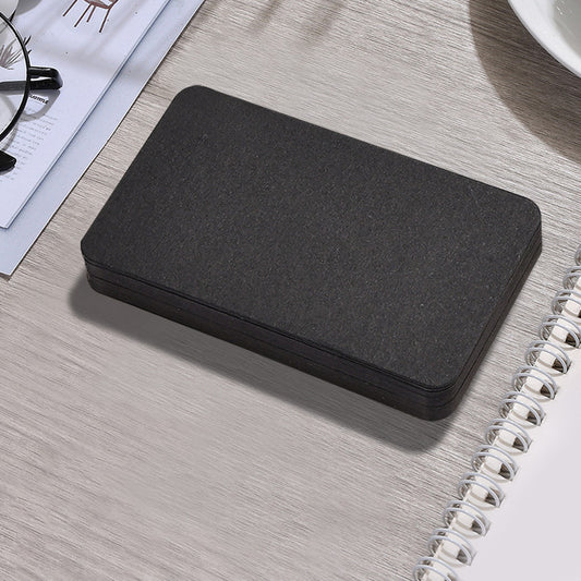 Black 4 Pack Blank Cardstock DIY Flashcards Message Notes 90mm x 55mm Business Card Size for Study and Crafts 200 Pieces