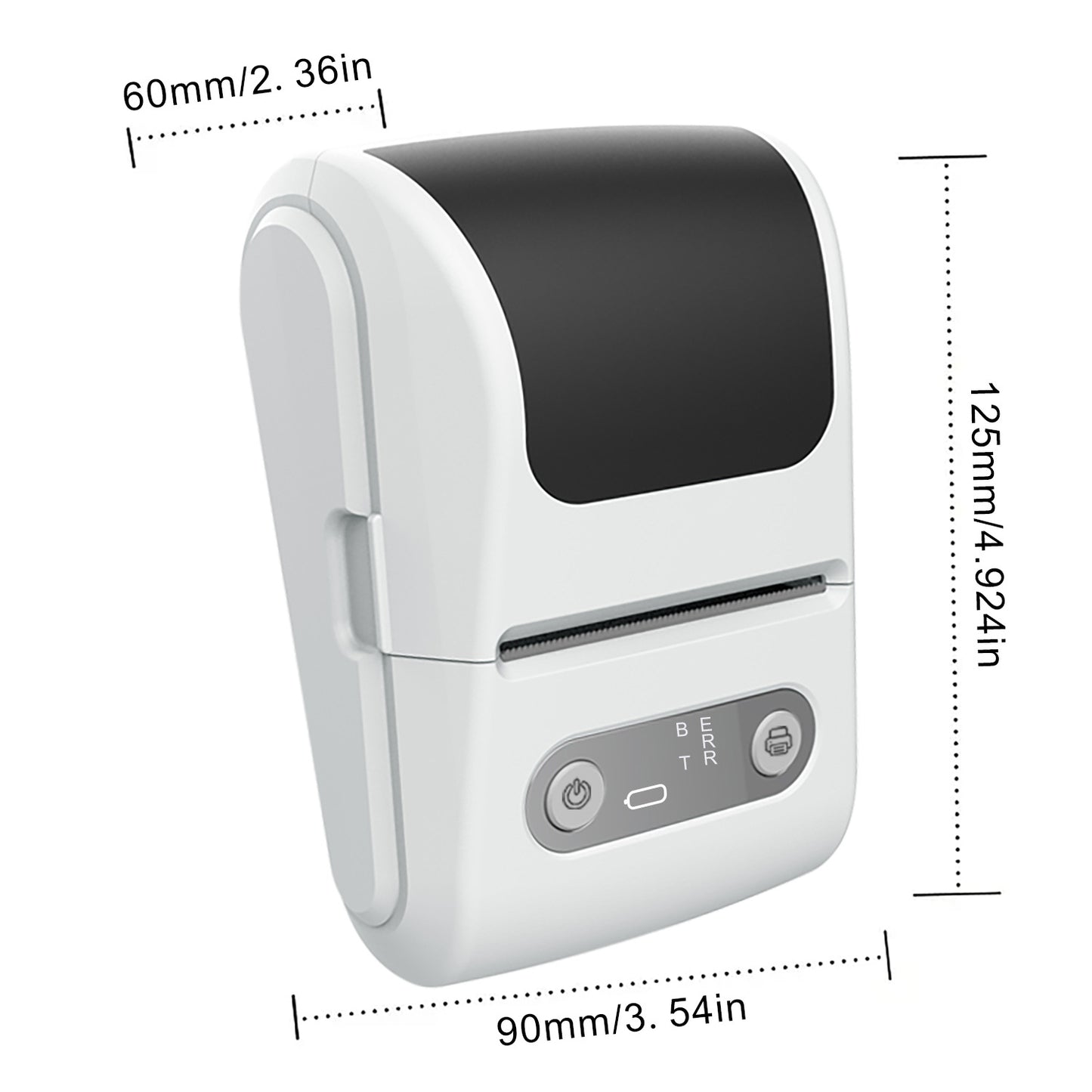 Blue Portable Bluetooth Thermal Label Printer – Compact, Ink-Free Mini Label Maker for Home, Office, and Small Business Use in Australia