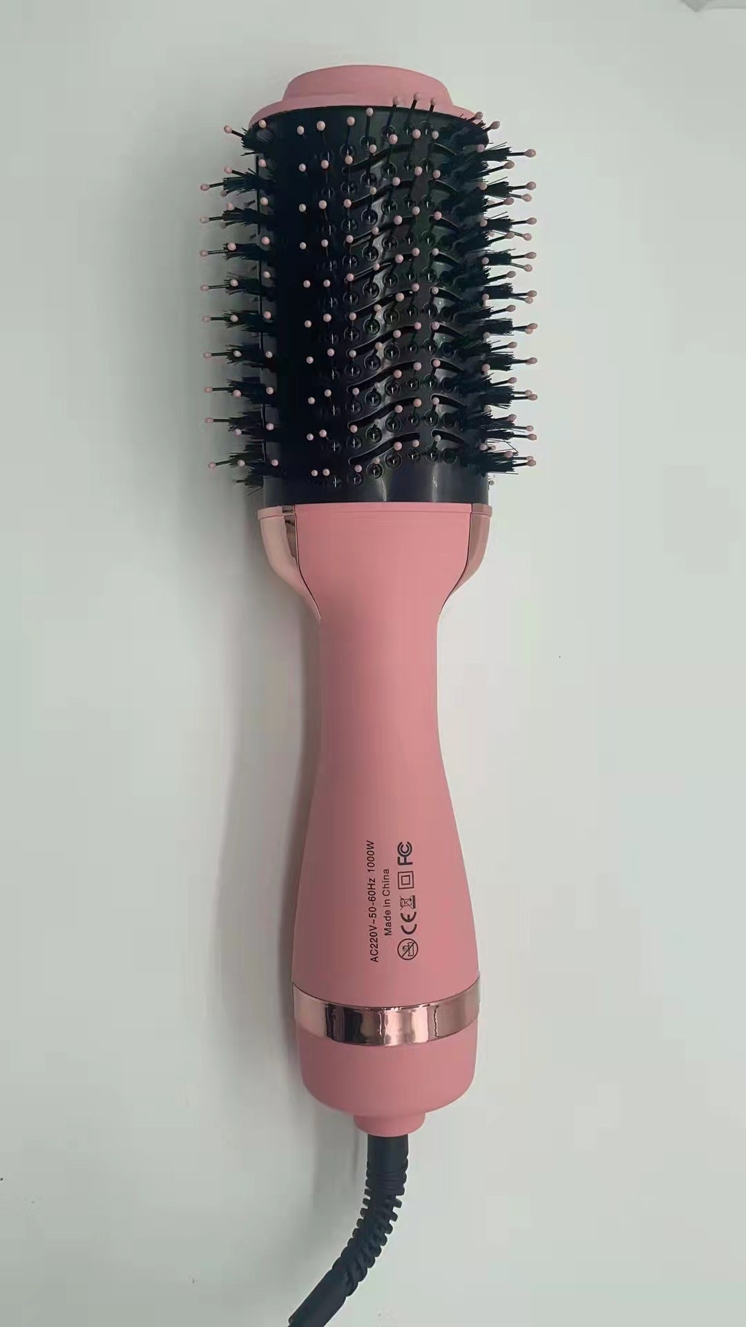 3-in-1 Hot Air Brush & Volumiser Hair Dryer Styler 1000W Ceramic Negative Ion Blowout Brush for Straightening and Curling Black AU Plug