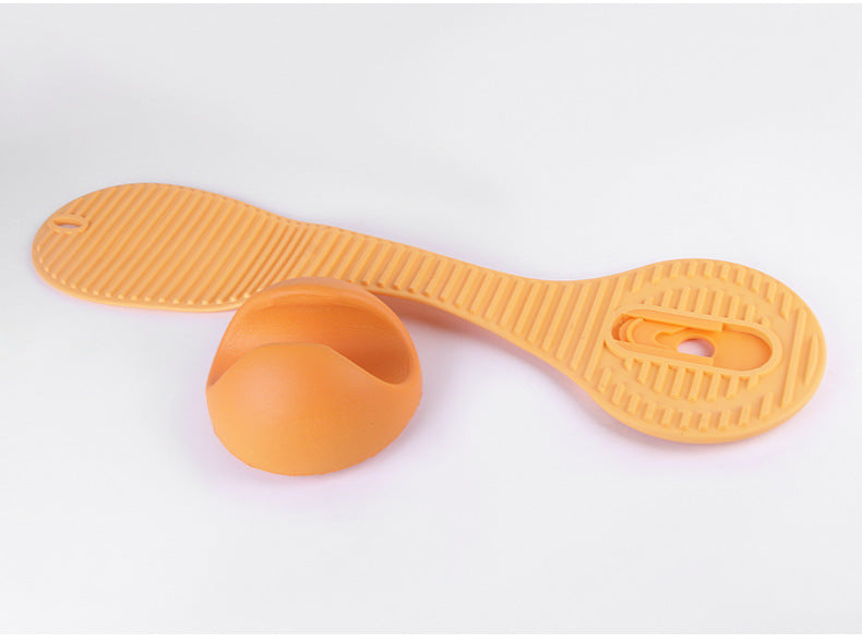 Hands-Free Baby Bottle Holder - Shoulder Mounted Feeding Aid for Parents - Anti-Slip & Adjustable Design - Fits Most Standard Bottles - Orange