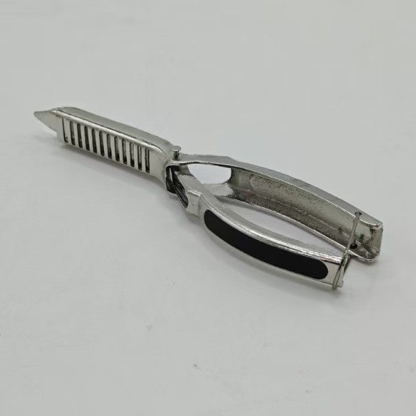 2 PCS Heavy Duty Rib Skin Remover Pliers - Silver Skin Membrane Peeler for BBQ Pork & Beef - Durable Alloy Kitchen Tool for Smoker & Grill - 18cm