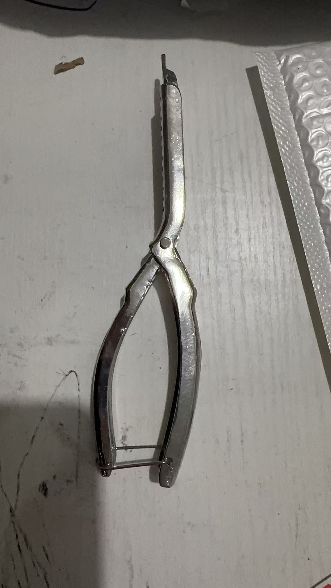 2 PCS Heavy Duty Rib Skin Remover Pliers - Silver Skin Membrane Peeler for BBQ Pork & Beef - Durable Alloy Kitchen Tool for Smoker & Grill - 18cm