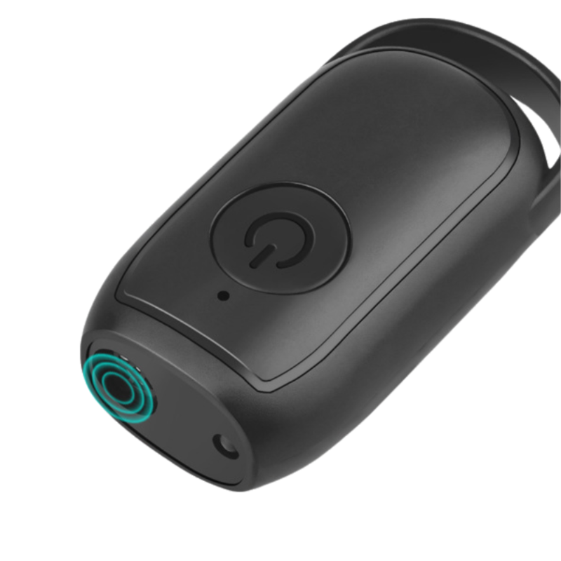 Portable Mini Single-Head Ultrasonic Dog Repeller & Trainer with LED Flashlight - Multi-Function Pet Safety Device for Outdoors